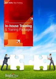 in-house training brochure - Conferenz