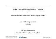 Verkehrsentwicklungsplanung â PrÃ¤sentation, 9 ... - Bad Oldesloe