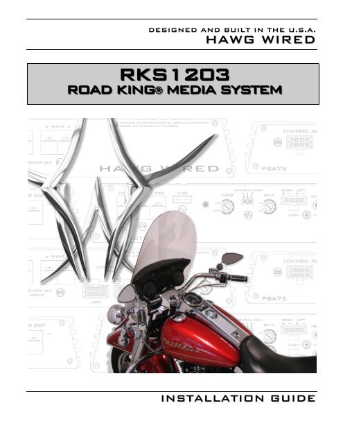 RKS1203 Road King Media System - Hawg Wired