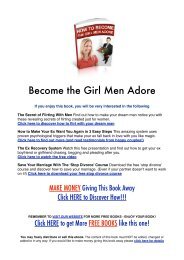  How To Become The Girl That Men Adore