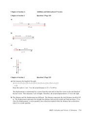 MHR • Calculus and Vectors 12 Solutions 574 Chapter 6 Section 2 ...