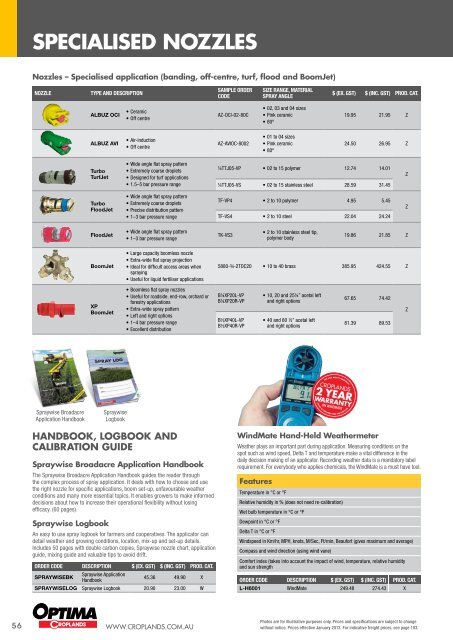 Linkage Sprayers Product Information (13176 Kb) - Fatcow