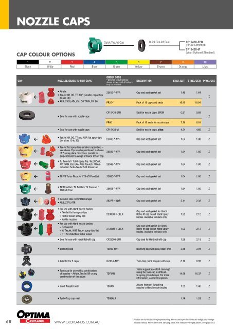 Linkage Sprayers Product Information (13176 Kb) - Fatcow