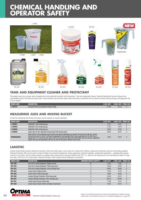 Linkage Sprayers Product Information (13176 Kb) - Fatcow