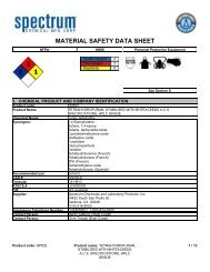 MSDS - Spectrum Chemical