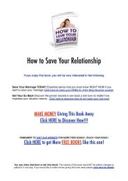  How To Save Your Relationship