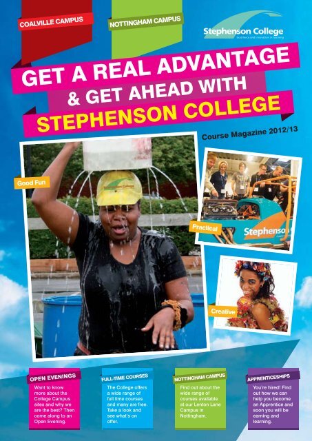 Download the Course Magazine - Stephenson College