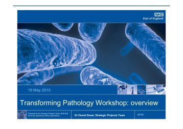 Hemal Desai's Transforming Pathology workshop presentation (19 ...