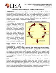 International Initiatives - LISA - Virginia Tech