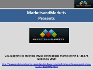 U.S. Machine-to-Machine (M2M) Communications Market by Technology