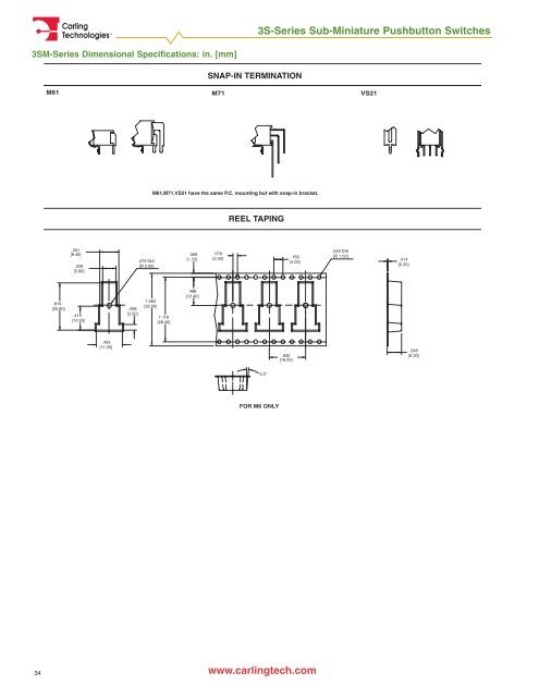 Miniature Switch Catalog [pdf] - carlingtech.com