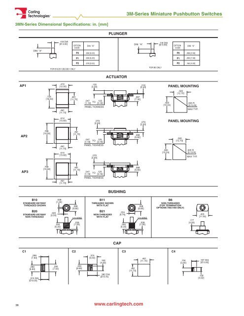 Miniature Switch Catalog [pdf] - carlingtech.com