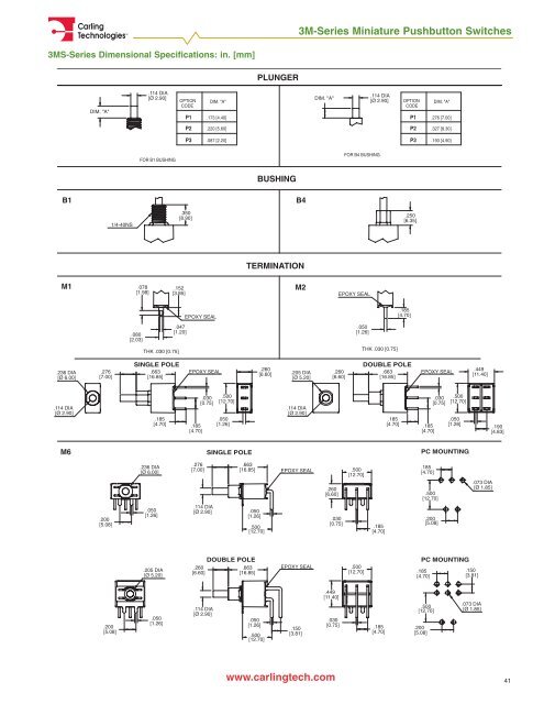 Miniature Switch Catalog [pdf] - carlingtech.com