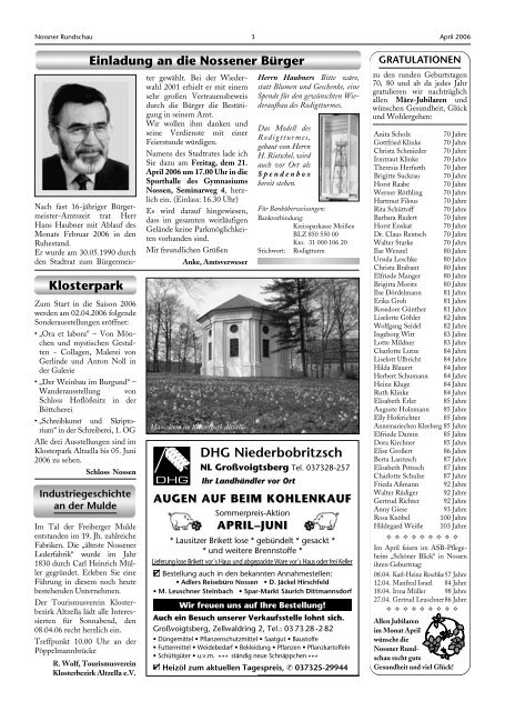 April 2006 - Nossner Rundschau