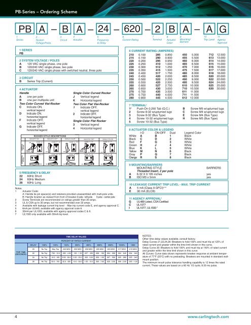 Ground Fault Circuit Protection - carlingtech.com