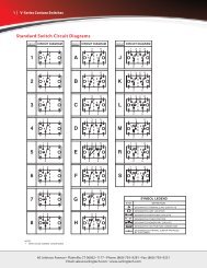 V-Series - Standard Switch Circuit Diagrams.pdf - carlingtech.com