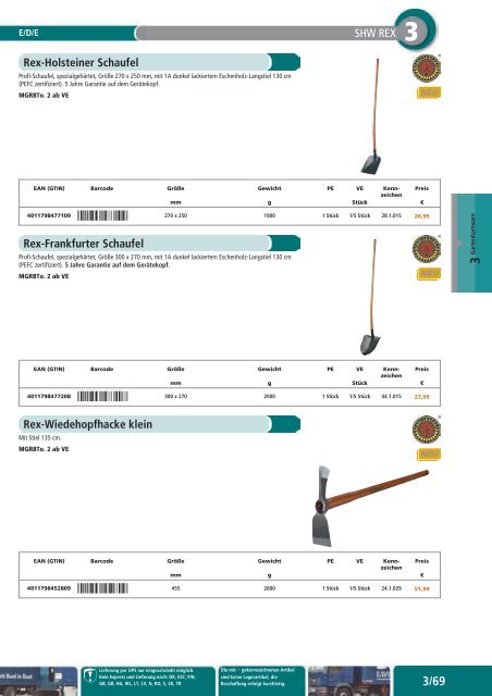 Gartentechnik und -bedarf