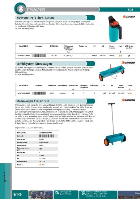 Gartentechnik und -bedarf