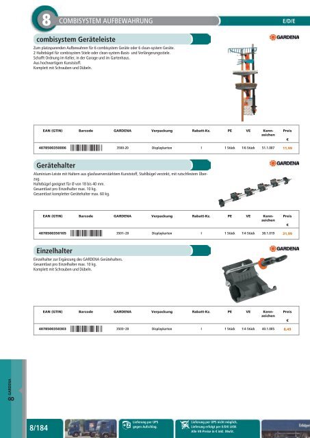 Gartentechnik und -bedarf