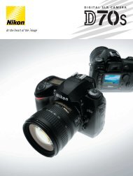 Nikon D70s brochure - Digital Photography Review