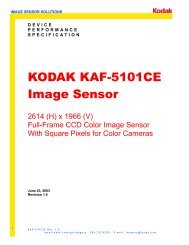 KODAK KAF-5101CE Image Sensor - digital-photography.pl