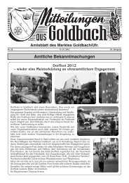 Amtliche Bekanntmachungen - Druckerei & Verlag Valentin Bilz Gmbh