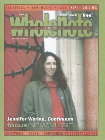 Volume 9 Issue 3 - November 2003
