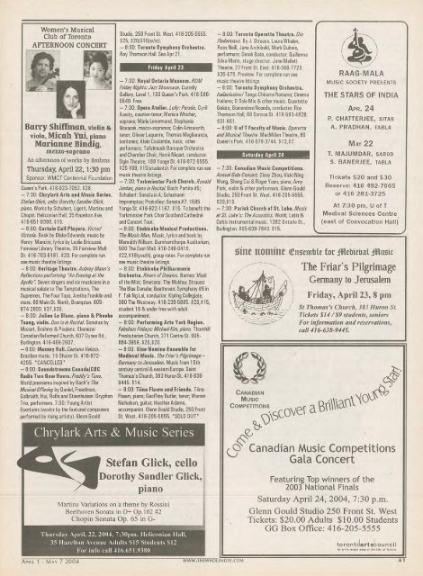 Volume 9 Issue 7 - April 2004