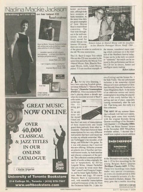 Volume 9 Issue 10 - July/August 2004