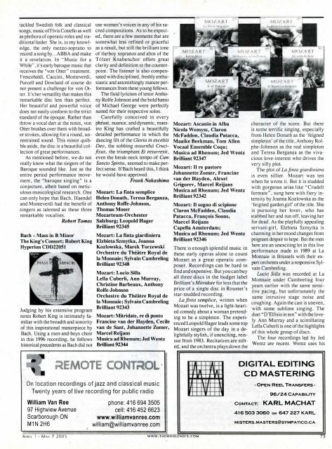 Volume 10 Issue 7 - April 2005