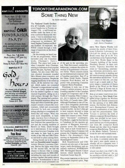 Volume 10 Issue 1 - September 2004
