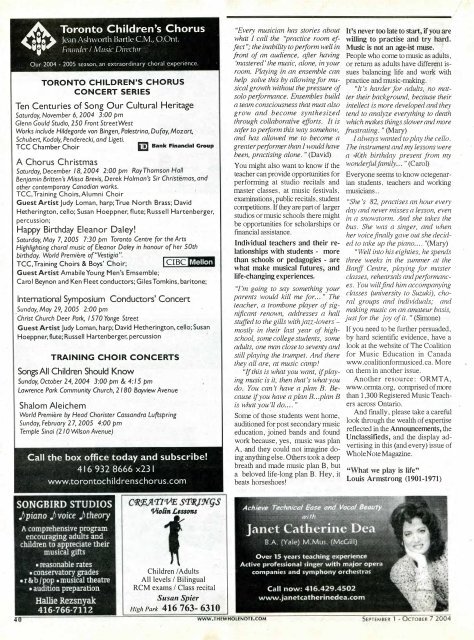 Volume 10 Issue 1 - September 2004