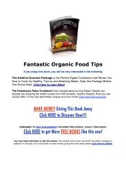  Fantastic Organic Food Tips