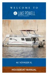 46' Voyager XL Houseboat Manual