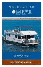 53' Adventurer Houseboat Manual