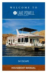 54' Escape Houseboat Manual
