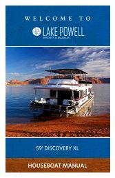 59' Discovery XL Houseboat Manual