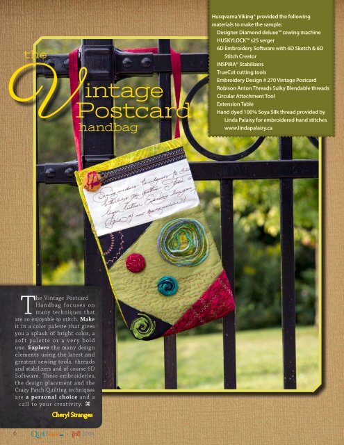 QUILTsocial | Issue 01 Fall 2014 Premiere Issue