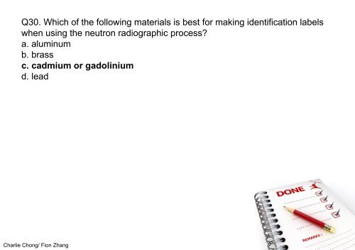 Understanding Neutron Radiography