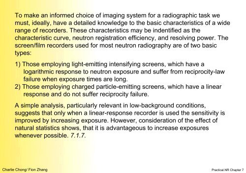 Understanding Neutron Radiography