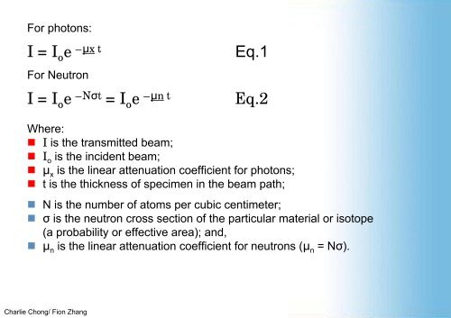 Understanding Neutron Radiography