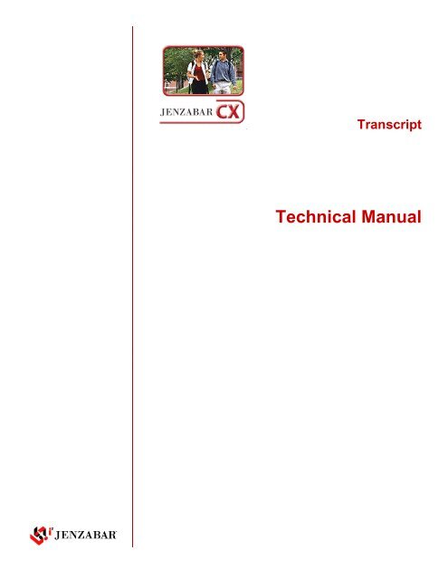 Transcript Technical Manual - Central Methodist University