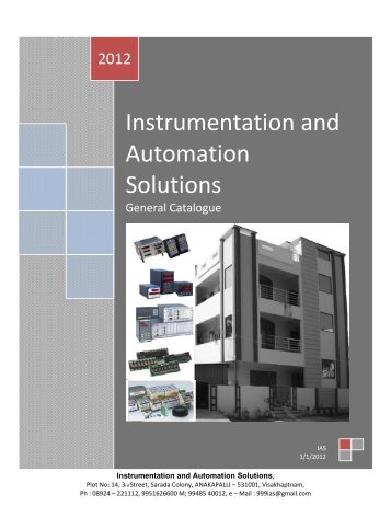 Instrumentation and Automation Solutions - iandasolutions.in