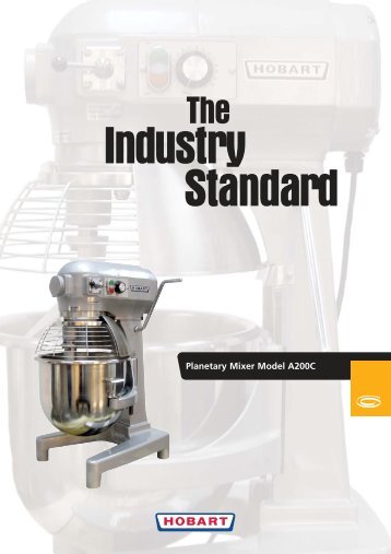 Hobart Planetary Mixer ƒ - Hobart Food Equipment