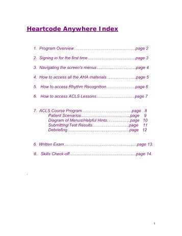 Heartcode Anywhere Index