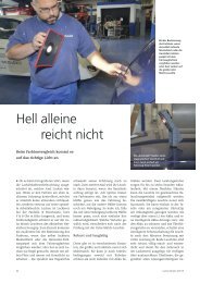 Bright only is not enough (Article in German)