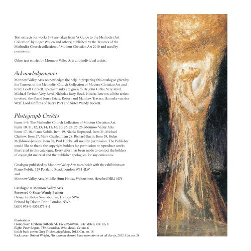 Risen Catalogue - Monnow Valley Arts Centre