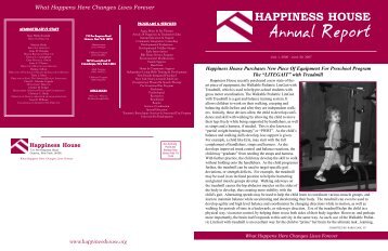 Annual Report - Happiness House