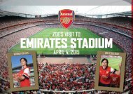 Arsenal Photobook - 7th July 2015