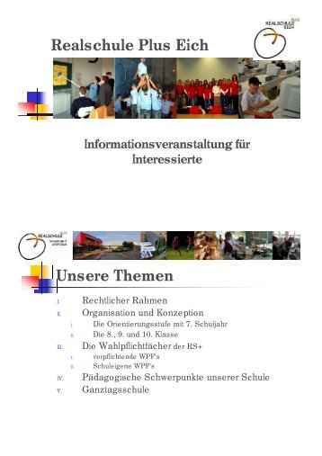 PP-Unsere Schule - Realschule Plus Eich